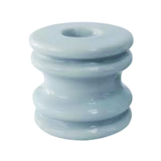 [HYA.03.038] Aislador de porcelana tipo carrete de 13.3Kv ANSI 53-2