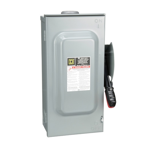 [DIS.01.585] [HU362RB] Interruptor de seguridad HU362RB, 3P, 60A, 600V, Nema 3R