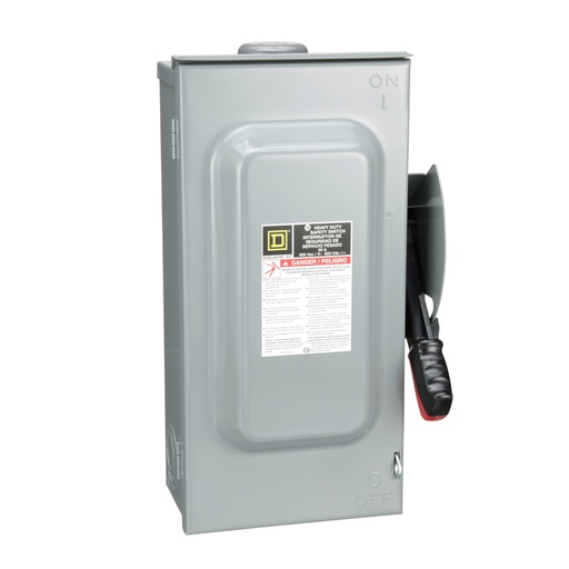 [DIS.01.585] Interruptor de seguridad HU362RB, 3P, 60A, 600V, Nema 3R