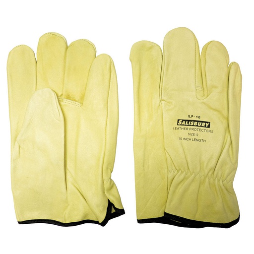 [HER.05.063] SALISBURY Guantes de cuero de protección ILP10, 10", talla 10