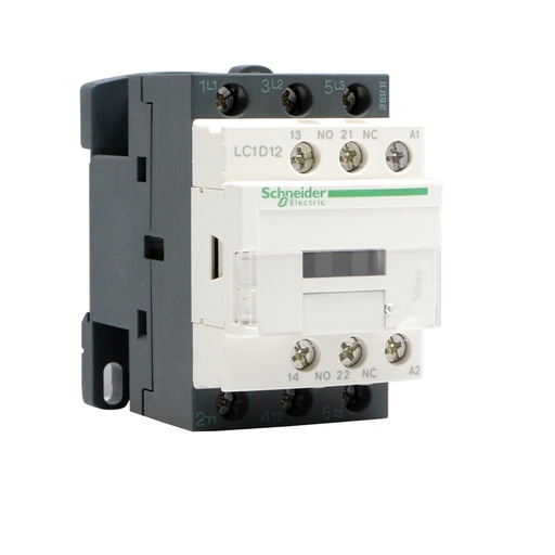[AUT.01.268] [LC1D12FE7] Contactor 12A, 3P, bobina de 115V AC, AC-3 <=440V, 60HZ, 1NA + 1NC, TeSys D