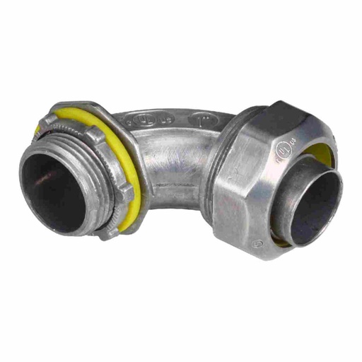 [CAN.08.021] [LT90-75] Conector BX de ¾" con forro 90°