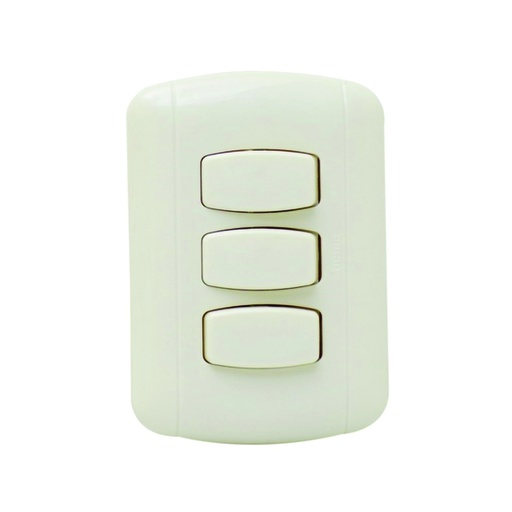 [WIR.03.135] [MK1103] Interruptor triple empotrable