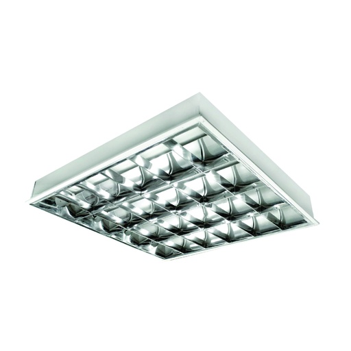 [ILU.01.031] [TROFFER/PLUS2X2-3] ILUKON Luminaria LED empotrada modelo PLUS Mirror 2'x2' para 3 tubos