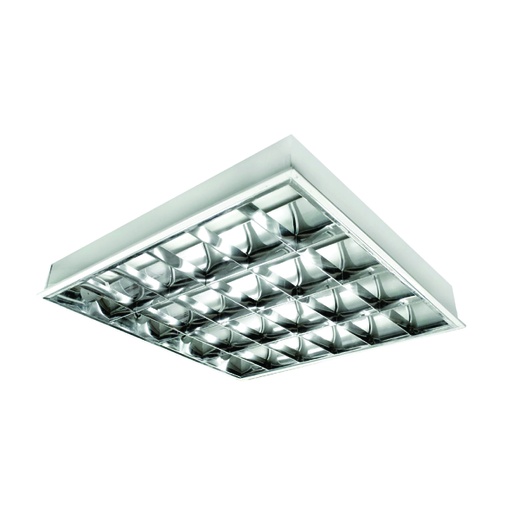 [ILU.01.031] ILUKON Luminaria LED empotrada modelo PLUS Mirror 2'x2' para 3 tubos