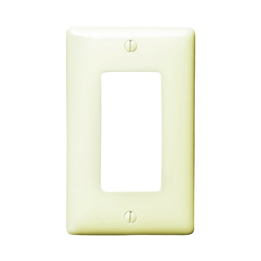 [WIR.03.233] HUBBELL NP26LA Placa para interruptor decorativo sencillo 1/8", 1 gang, almond
