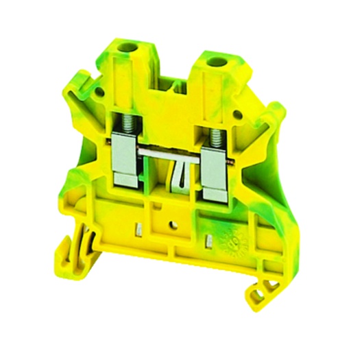 [AUT.04.035] [NSYTRV42PE] Borne protección tierra con tornillo 4mm² 1x1