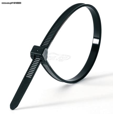 [CAB.12.053] [PC-5X350] Fajilla plástica de 5mm ancho x 14" largo con protección UV