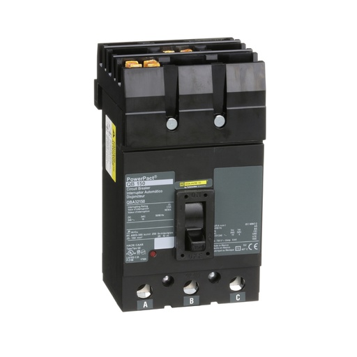 [DIS.01.518] [QBA32150] Breaker termomagnético I-Line, QBA32150, 3P, 150A, 240V, 10kA