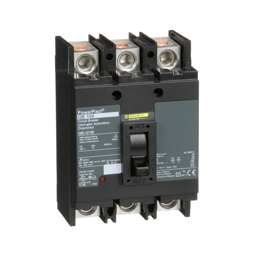 [DIS.01.925] Breaker termomagnético industrial QBL32150, 3P ,150A ,240V,10kA