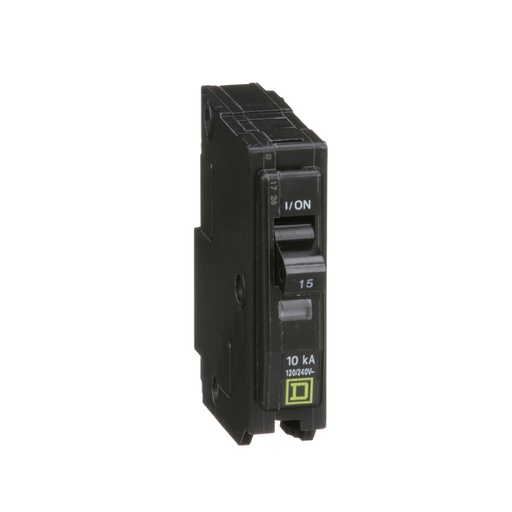 [DIS.01.331] Breaker termomagnético de enchufar QO115, 1P, 15A, 120/240V, 10kA