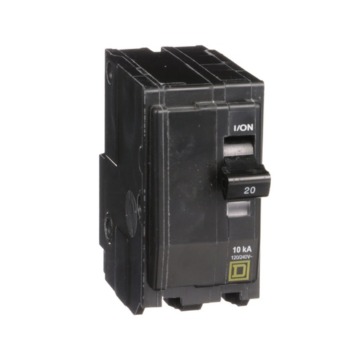 [DIS.01.345] Breaker termomagnético de enchufar QO220, 2P, 20A, 120/240V, 10kA