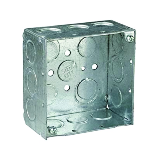 [CAN.01.020] Caja 4"x4"X2-1/8" KO ½" y ¾"