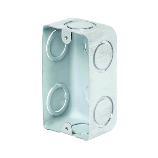 [CAN.01.039] [58361-1/2-3/4UL] Caja rectangular KO ½" y ¾" profundidad 2"x4-1/8"x1-7/8" UL
