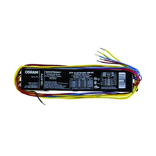 [ILU.06.076] [QTP4X32T8/UN] OSRAM Balastro 4X32W, T8, 120-277V