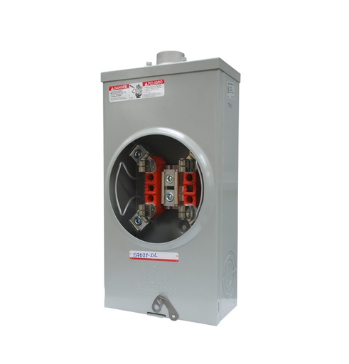 [MED.01.004] [S7021-DL] Base para contador cuadrada 1PH, 200A, 4 terminales