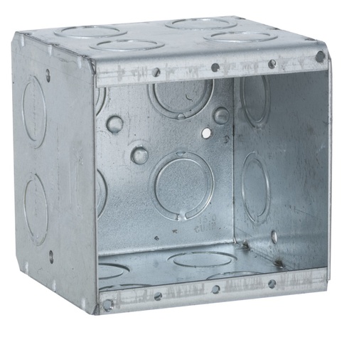 [CAN.01.023] [H2BD-3/4-1_UL] Caja de 2 Gang 6-13/16"x4½"x2½" KO 2¾", 1¾", 3½"
