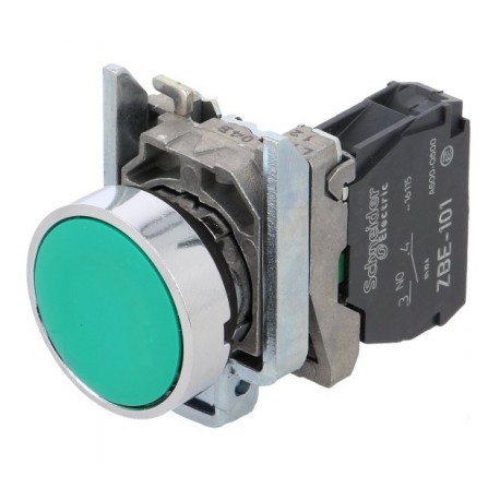 [AUT.04.140] [XB4-BA31] Pulsador completo verde XB4-BA31, 22mm, 1NA,  Harmony XB4