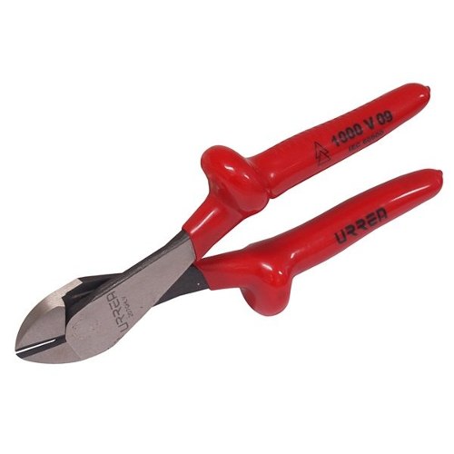 [HER.01.158] [207GHLV] URREA Tenaza corte diagonal uso extra pesado de 8" aislada hasta 1000V