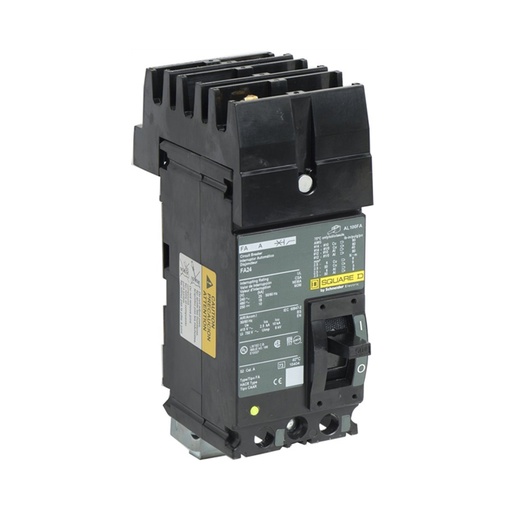 [DIS.01.1233] [FA24100BC(OBSOLETO] Breaker termomagnético I-Line FA24100, 2P, 100A, 480V, 18kA, Fase BC