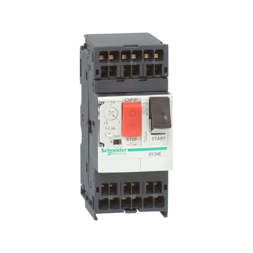 [AUT.01.454] [GV2ME163] Guardamotor termomagnético GV-2 con terminales de resorte, 3P, 9-14A, TeSys