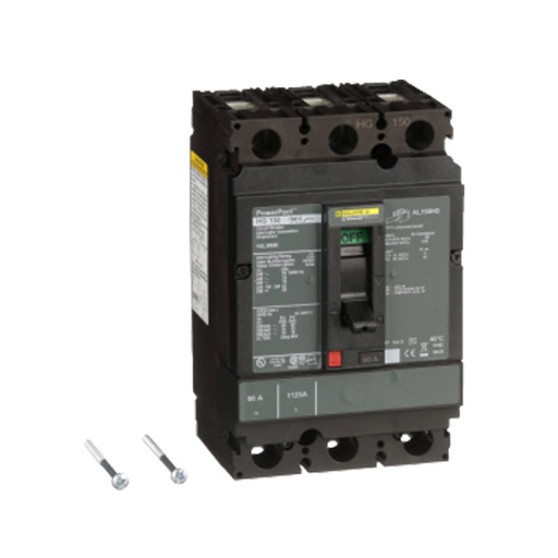 [DIS.01.454] [HJL36060] Breaker termomagnético industrial HJL36060, 3P, 60A, 600V, 25kA