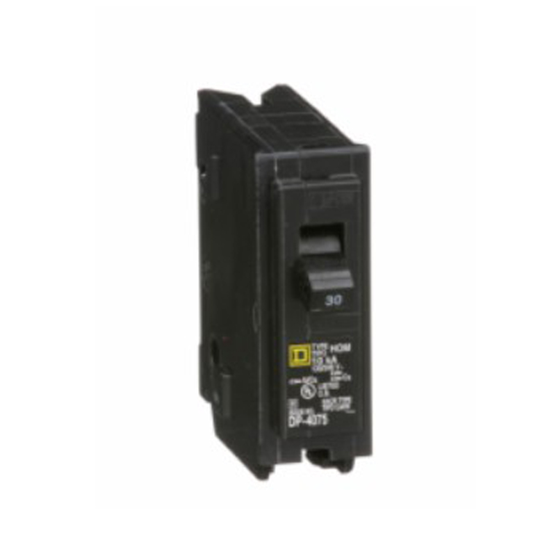 Breaker termomagnético de enchufar HOM130, 1P, 30A, 120/240VAC, 10kA ...