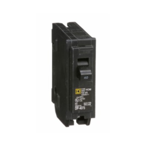 [DIS.06.052] [HOM140] Breaker termomagnético de enchufar HOM140, 1P, 40A, 120/240VAC, 10kA, HomeLine®