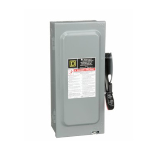 [DIS.01.576] Interruptor de seguridad HU361, 3P, 30A, 600V, Nema 1