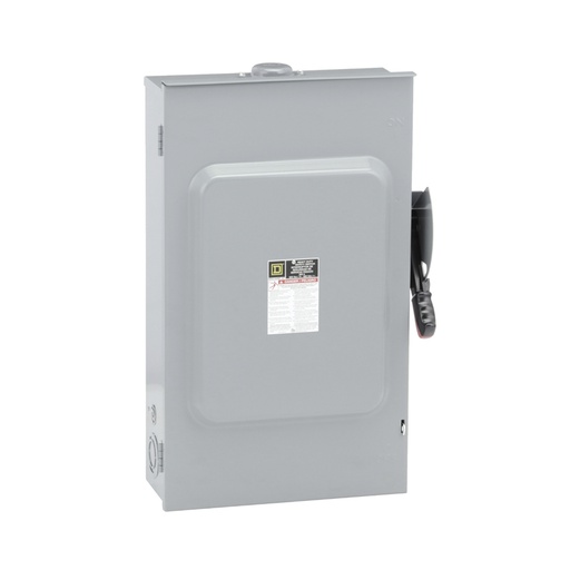 [DIS.01.575] Interruptor de seguridad HU364RB, 3P, 200A, 600V, Nema 3R