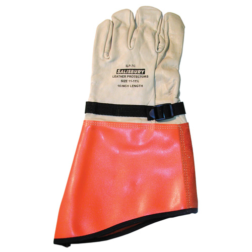 [HER.05.059] SALISBURY Guantes de cuero de protección ILP7C, 16", talla 9