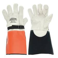 [HER.05.067] SALISBURY Guantes de cuero de protección ILPG6S, 15", talla10