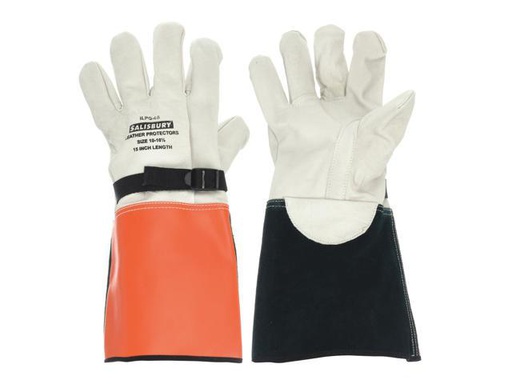[HER.05.066] [ILPG6S/9] SALISBURY Guantes de cuero de protección ILPG6S, 15", talla9