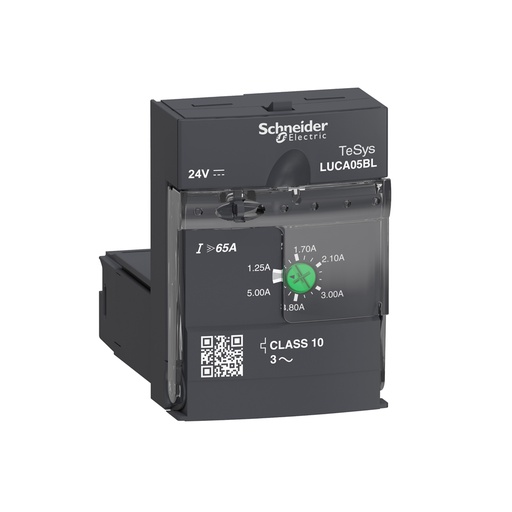 [AUT.01.845] [LUCA05BL] Unidad de control estándar LUCA05BL, 1.25-5A, 24Vdc, clase 10, TeSys U