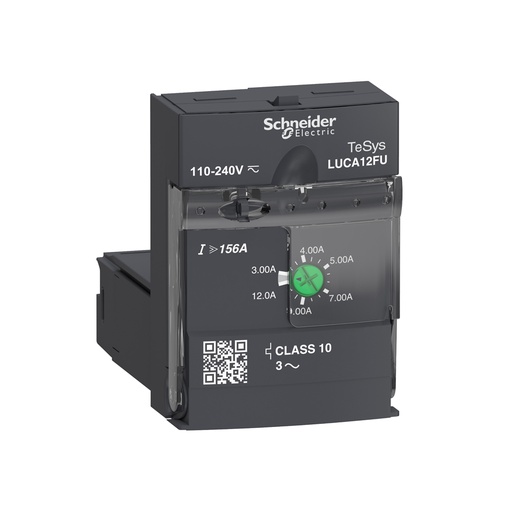 [AUT.01.652] [LUCA12FU] Unidad de control estándar LUCA12FU, 3-12A, 110-240Vac Dc, Clase 10, TeSys U
