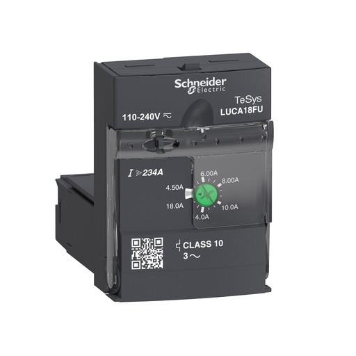 [AUT.01.653] [LUCA18FU] Unidad de control estándar LUCA18FU, 4.5-18A, 110-240Vac Dc, clase 10, TeSys U