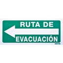 SURTEK Señal "Ruta de evacuación" izquierda