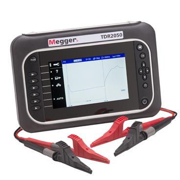 [HER.03.032] [TDR2050] Megger TDR2050 Reflectómetro de dominio del tiempo compactode canal doble con pantalla en color para localizar fallas en cables de pares metálicos
