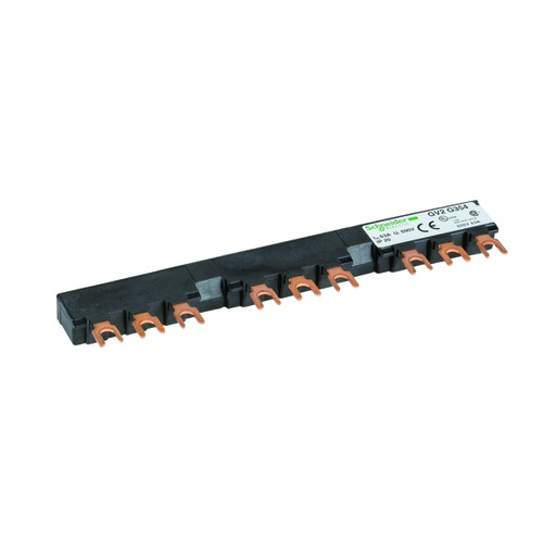 [AUT.01.261] Barra colectora tipo peine, 3 derivaciones, 54mm, 3P, 63A, 690V, compatible con GV2ME/LC1D09-39