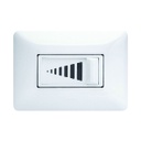 BTICINO Matix Dimmer deslizable para cargas resistivas 1000W, 127/277V,blanco.