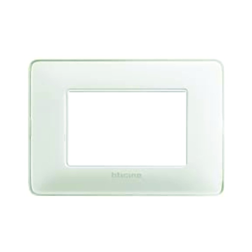 [AUT.01.579] BTICINO Placa Matix 3 módulos color hielo