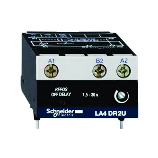 [AUT.01.554] [LA4-DR2U] Módulo temporizador de retardo de 1.5-30 segundos, 24-250V,50/60HZ