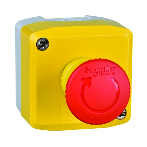 [AUT.04.087] [XALK178] Pulsador con función de parada de emergencia XALK178, 40mm,giratorio, para XB5, 1 NC, Harmony XALK