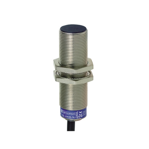 [AUT.02.041] XS618B1NBL2 Sensor de proximidad inductivo XS6 M18, L62mm, metálico, Sn 8mm, 12→48VDC, cable 2 metros, OsiSense XS