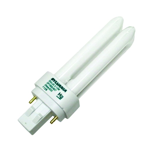 [ILU.06.764] [230150131] SYLVANIA Bombillo CF13DD 4 pines, 13W, 2700K, luz cálida