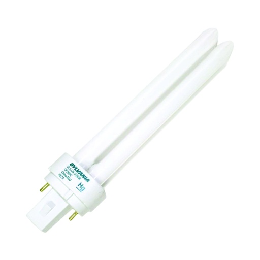 [ILU.06.775] [230150850] SYLVANIA Bombillo CF26DD 2 pines, 26W, 4100K, luz neutra