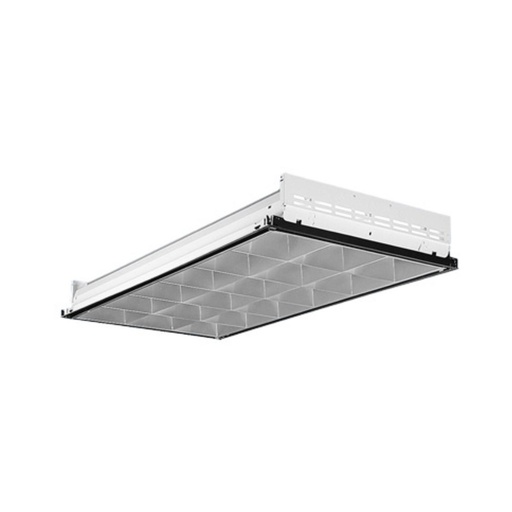 [ILU.01.1051] [2PM3N-2X4/4LEDT] LITHONIA Luminaria LED 2PM3N empotrar 2'X4' acrílico parabólico para 4 tubos