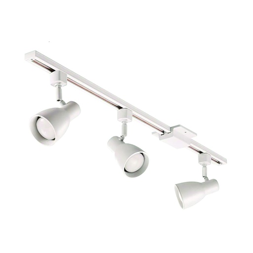 [ILU.01.848] [LTKSTBF-BR20-BL] LITHONIA Luminaria LED Tracklight con 3 bombillos 2700K, luz cálida, housing blanco