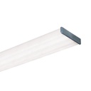 SYLVANIA Luminaria LED 412 superficial 48" para 2 tubos 18W, 6500K, luz blanca