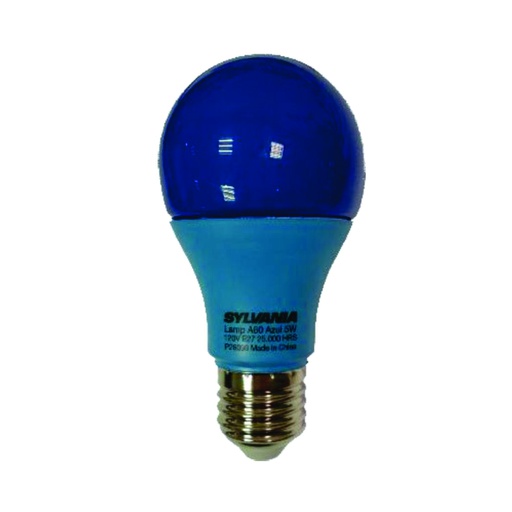 [ILU.06.676] [P26098-36R] SYLVANIA Bombillo LED azul 5W, 120V
